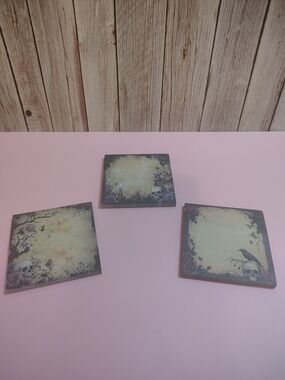 3 Gothic Skull Note Pads Set
